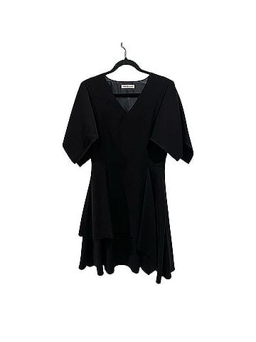 ADEAM black crepe flutter sleeve dress Cocktail Dress (view 1)