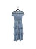 Self-Portrait 100% Polyester Blue Casual Dress Size 0 - photo 2