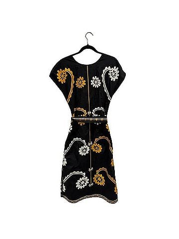 Tory Burch Embroidered Cotton Poplin Caftan Dress Casual Dress (view 2)