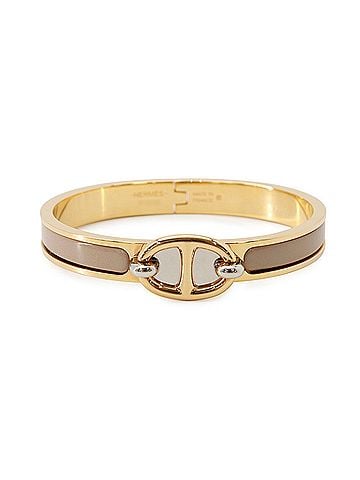 Hermès Hermes Chaine d'Ancre Mini Click PM Marron Glacé Bracelet HERMES Bangle BRACELET (view 1)