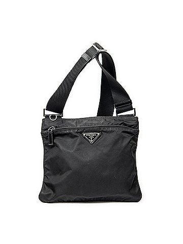 Prada Small Zip Flat Messenger (view 1)