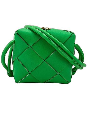 Bottega Veneta Bottega Veneta Maxi Intrecciato Shoulder Bag, Leather, Green (view 1)