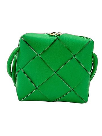 Bottega Veneta Bottega Veneta Maxi Intrecciato Shoulder Bag, Leather, Green (view 2)