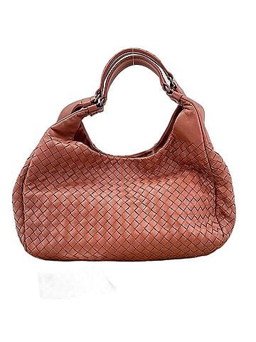 Bottega Veneta Bottega Veneta Campana Intrecciato Handbag, Leather, Pink (view 1)
