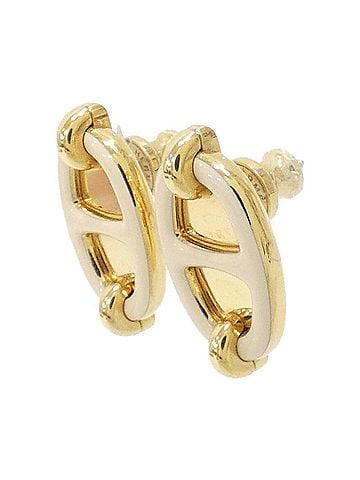 Hermès Hermes Mini Maillon 100052FE Earrings (view 2)