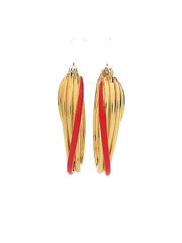 Céline Celine Hoop Earrings SOB4129 Metal Gold 0873CELINE (view 2)