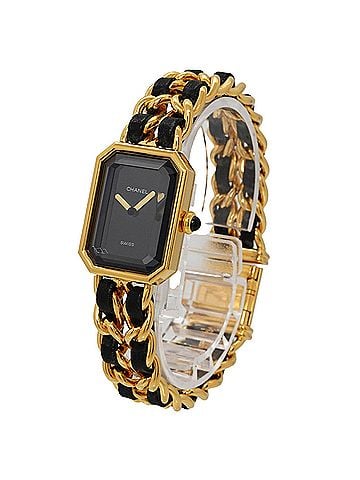 Chanel Chanel Premiere Large Size H0001 Women's Watch Black Gold Quartz (view 2)