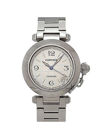 Cartier Cartier Pasha C W31023M7 Boys' Watch, Date, Silver, Automatic Winding (view 1)