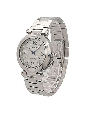 Cartier Cartier Pasha C W31023M7 Boys' Watch, Date, Silver, Automatic Winding (view 2)