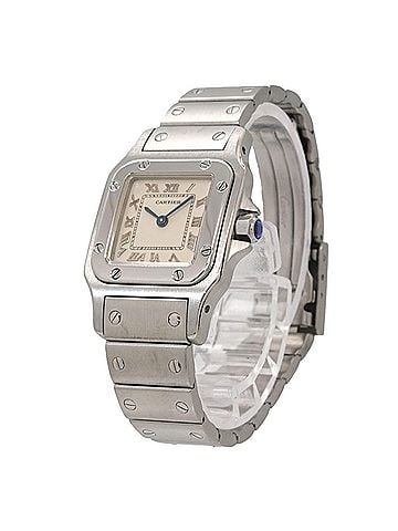 Cartier Cartier Santos Galbee SM W20024D6 Women's Watch, Ivory, Quartz Watch (view 2)