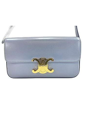 Céline Celine shoulder bag, leather, blue (view 1)