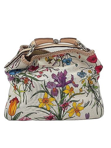 Gucci Gucci Canvas Floral Handbag, Multicolor (view 2)