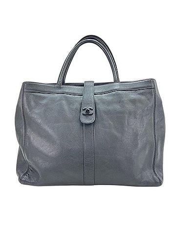 Chanel Chanel handbag, leather, black (view 1)