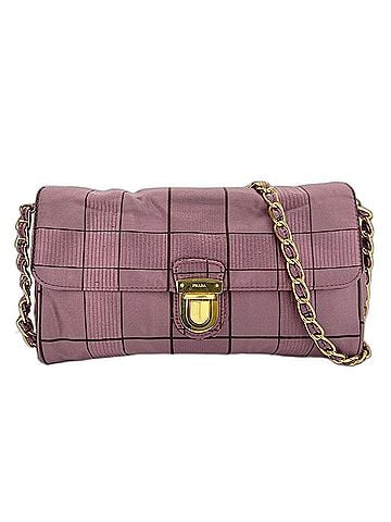 Prada Prada shoulder bag, nylon, purple (view 1)
