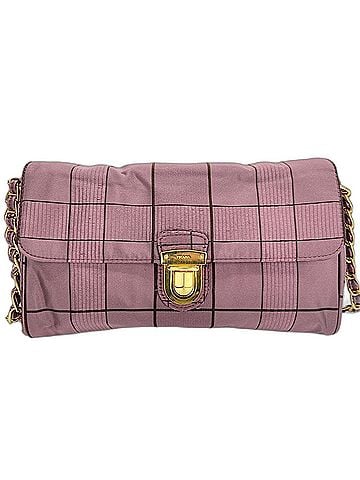 Prada Prada shoulder bag, nylon, purple (view 2)