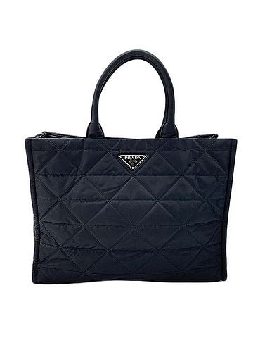 Prada Prada tote bag, nylon, black (view 1)