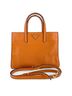 Prada 100% Leather Orange Prada 2-way handbag, leather, orange One size - photo 1