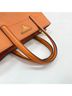 Prada 100% Leather Orange Prada 2-way handbag, leather, orange One size - photo 10
