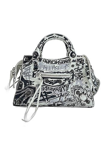 Balenciaga Balenciaga Neo Cagol XS 2-Way Handbag, Leather, White (view 2)