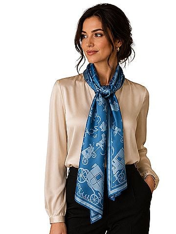 Coach Silk Scarf (view 1)