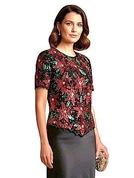 Scala Short Sleeve Blouse (view 1)