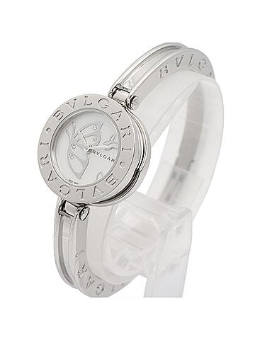 Bvlgari Bulgari BVLGARI B-zero1 Butterfly Watch, Stainless Steel, Diamond, Women's, White/White Shell, BZ22S (view 2)