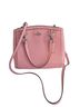 Coach Pink Leather Tote One size - photo 1
