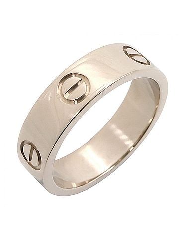 Cartier Cartier Love Ring, 18K White Gold (18KWG), Women's, Silver Tone, B4084700 (view 1)