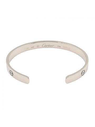 Cartier Cartier Love Open Bangle, 18K White Gold (WG), Women's Silver-tone Bangle Accessory (view 2)