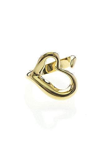 Tiffany & Co. Tiffany Open Heart Yellow Gold (18K) Fashion No Stone Band Ring Gold (view 1)