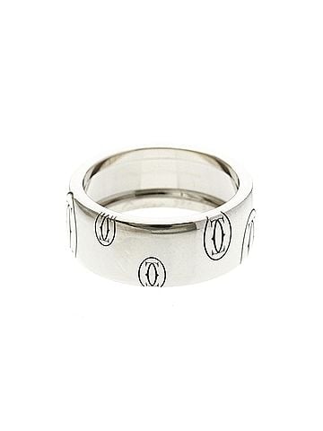 Cartier Cartier Happy Birthday Ring LM White Gold (18K) Fashion No Stone Band Ring Silver (view 1)