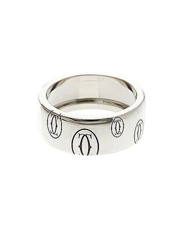 Cartier Cartier Happy Birthday Ring LM White Gold (18K) Fashion No Stone Band Ring Silver (view 2)