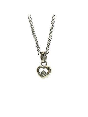 Chopard Chopard Happy Diamond Necklace 79/4854 White Gold (18K) Diamond Men,Women Fashion Pendant Necklace (Silver) (view 1)