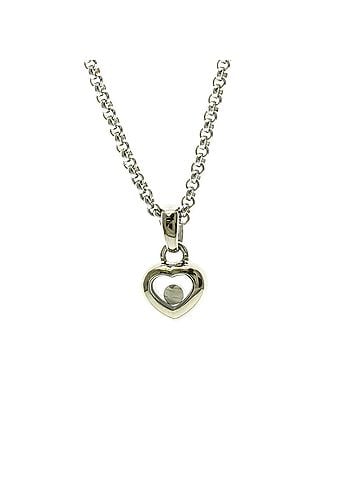 Chopard Chopard Happy Diamond Necklace 79/4854 White Gold (18K) Diamond Men,Women Fashion Pendant Necklace (Silver) (view 2)
