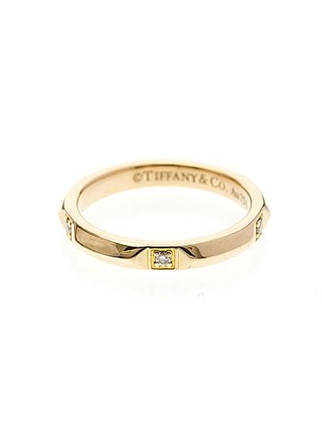 Tiffany & Co. Tiffany Trueband Diamond Ring Pink Gold (18K) Fashion Diamond Band Ring Pink Gold (view 1)