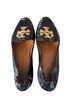 Tory Burch 100% Leather Black Flats Size 8 1/2 - photo 1