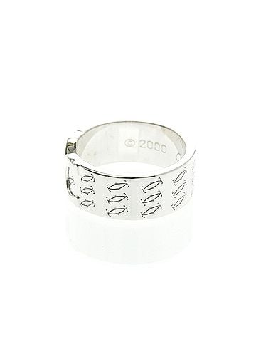 Cartier Cartier C2 Happy Birthday Limited Edition Ring White Gold (18K) Fashion No Stone Band Ring Silver (view 2)