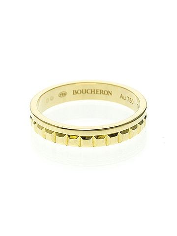 Boucheron Boucheron Quatre Radiant Ring Yellow Gold (18K) Fashion No Stone Band Ring Gold (view 1)