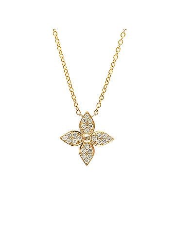 Louis Vuitton Louis Vuitton Star Blossom Diamond Necklace Pink Gold (18K) Diamond Women,Men Fashion Pendant Necklace (Pink Gold) (view 1)