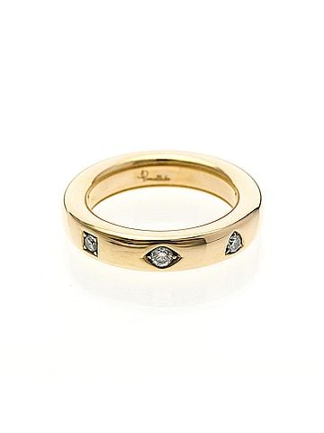 Pomellato Pomellato Iconica Ring 3P Diamond Extra Slim Pink Gold (18K) Fashion Diamond Band Ring Pink Gold (view 1)