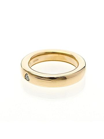 Pomellato Pomellato Iconica Ring 3P Diamond Extra Slim Pink Gold (18K) Fashion Diamond Band Ring Pink Gold (view 2)