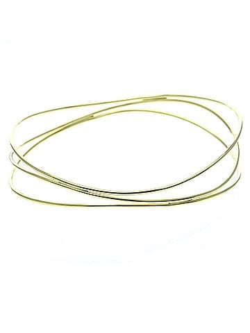 Tiffany & Co. Tiffany Wave 3 Row Bracelet Yellow Gold (18K) No Stone Men,Women Necklace (view 1)