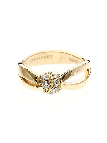 Chaumet Chaumet Lien Seduction Ring Pink Gold (18K) Fashion Diamond Band Ring Pink Gold (view 1)