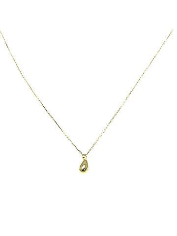 Tiffany & Co. Tiffany Teardrop Necklace Yellow Gold (18K) No Stone Men,Women Fashion Pendant Necklace (Gold) (view 1)