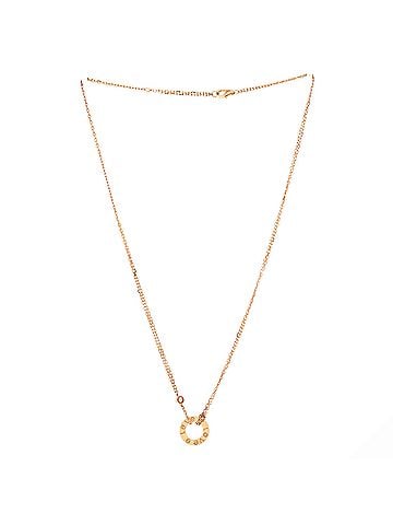Cartier 2 Diamonds Love Pendant Necklace 18K Rose Gold and Diamonds (view 2)