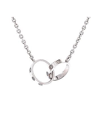 Cartier Love Interlocking Necklace 18K White Gold (view 1)