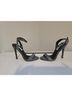 Steve Madden Black Silver Heels Size 6 - photo 3