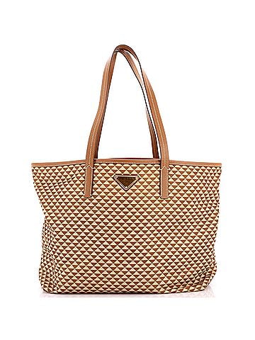 Prada Open Tote Bag Printed Re-Nylon Medium (view 1)