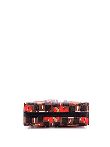 Prada Bibliotheque Shoulder Bag Printed Leather Small (view 2)