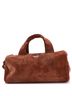 Prada 100% Suede Brown Duffle Bag Suede Small One size - photo 1